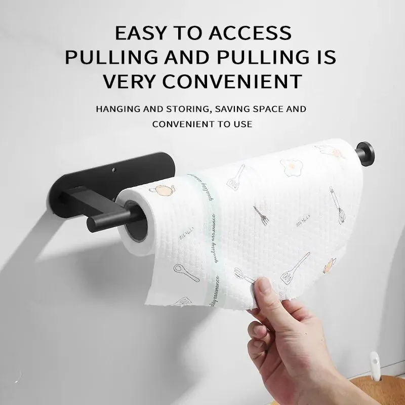 Home Goods Bathroom Cabinets - 多目的ペーパーロール収納ラック多機能ティッシュホルダーオーガナイザーは、トイレットペーパーとラップフィルムを収納できるバスルーム用キーホルダーです。
