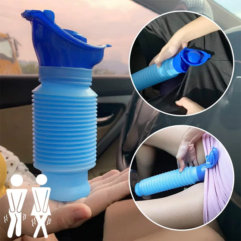 Home Bathroom With Urinal - 750ml携帯用大人用尿器 アウトドアキャンプ 高品質旅行用尿器 車中排尿 尿ソフトトイレ 尿補助