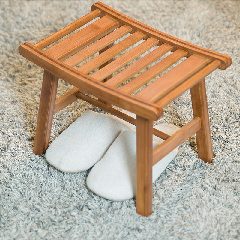 Home Bathroom Spa - 1個入り竹製シャワーベンチ滑り止め小型シャワー台座家庭用防水スパバスルームベンチシートチェア、家庭用シャワーサウナ浴槽用