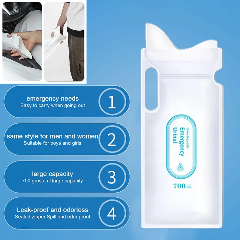 4 個 700 ミリリットル車の尿バッグ緊急ポータブル嘔吐物 - Home Bathroom With Urinal のレビューと価格