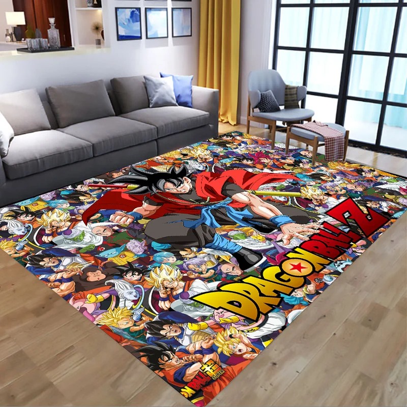 ドラゴンボールノンスリップバスカーペットフランネルバスルーム - Home Bathroom Mats のレビューと価格
