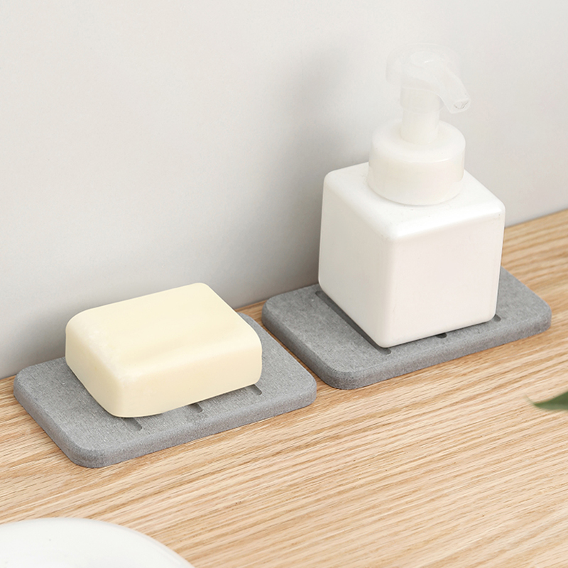 珪藻泥ソープディッシュ速乾パッド浴室カウンタートップ石鹸トイ - Home Bathroom Mats のレビューと価格