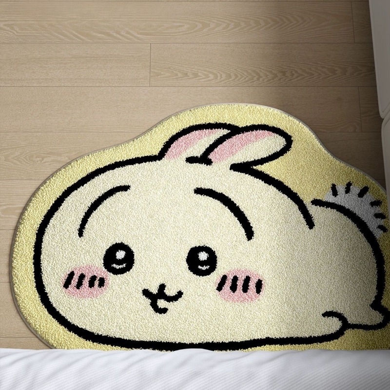ちいかわ漫画ラグアニメハチワレうさぎぬいぐるみフロアマット浴 - Home Bathroom Mats のレビューと価格