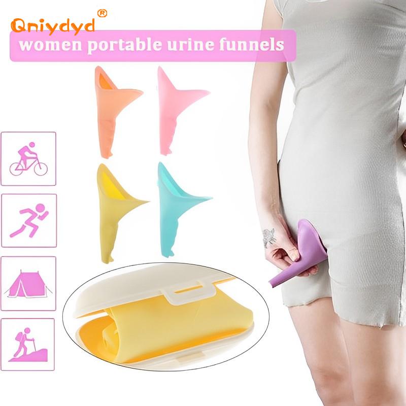 持ち運び可能な女性のためのシリコン小便器、トイレスドレイナー - Home Bathroom With Urinal のレビューと価格