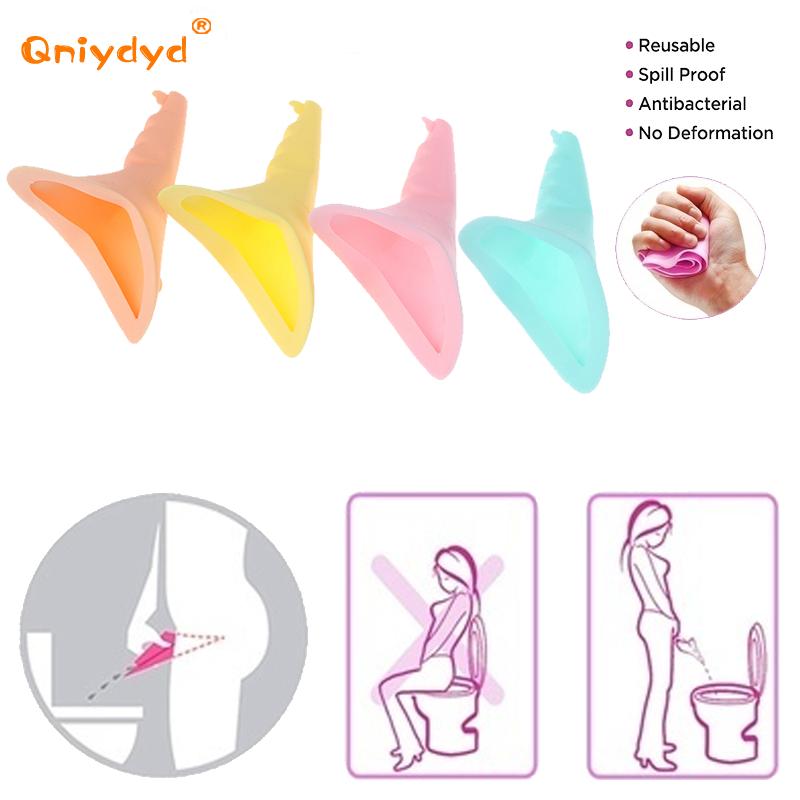 持ち運び可能な女性のためのシリコン小便器、トイレスドレイナー - Home Bathroom With Urinal のレビューと価格