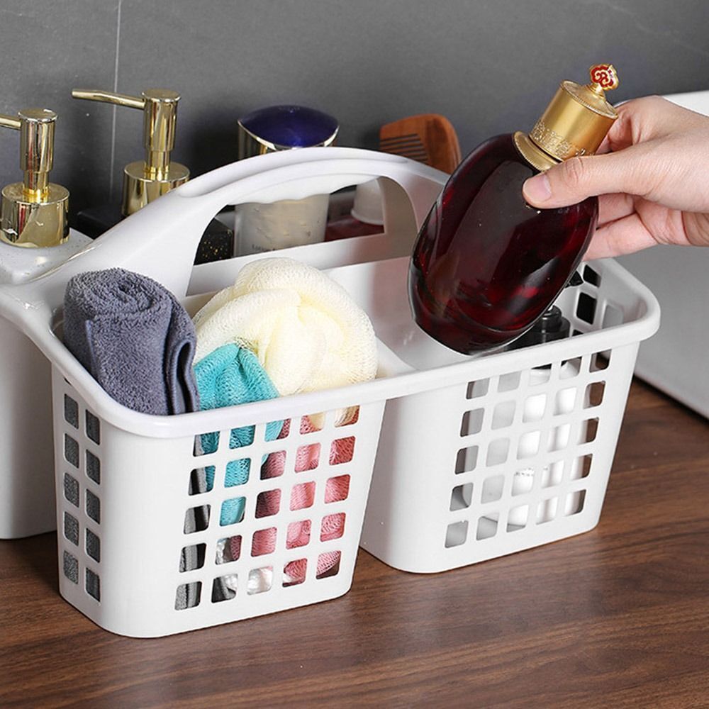 耐久性のあるプラスチック製シャワーバスケット、シンプルで機能 - Home Depot Bathroom Vanities のレビューと価格