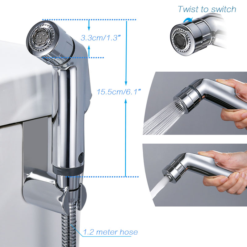 2機能トイレハンドビデ蛇口バスルームビデシャワースプレーヤー - Home Depot Bathroom Vanities のレビューと価格