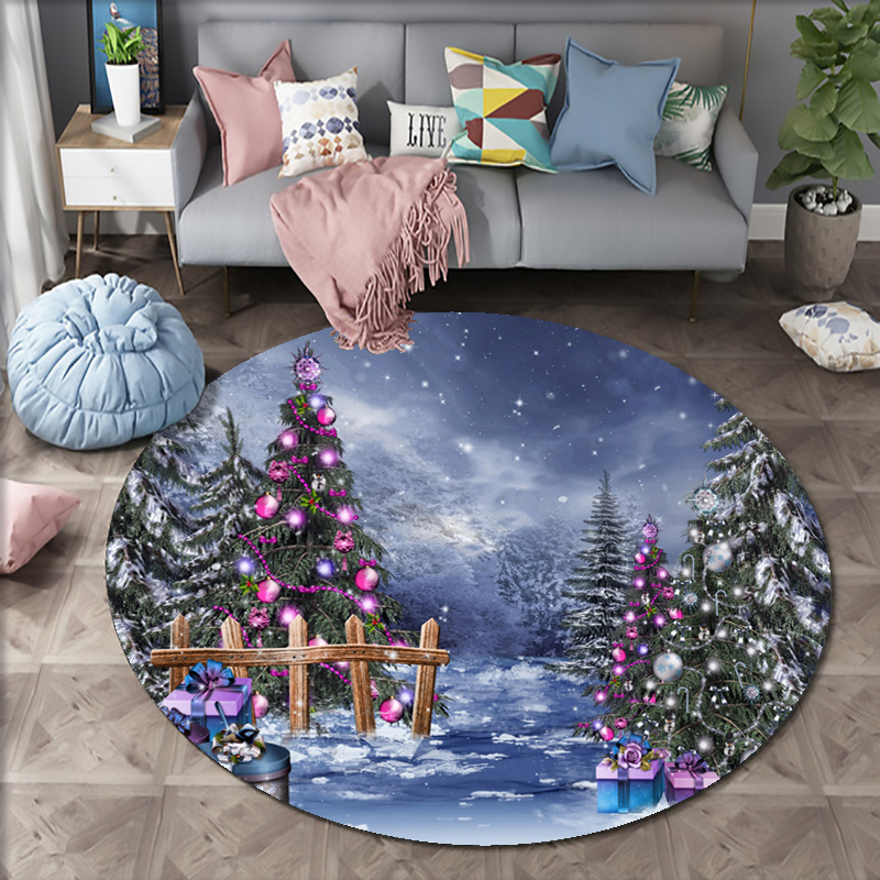 クリスマスウッドの雪の舞台カーペット,大晦日の贈り物,ボヘミ - Home Bathroom Scene のレビューと価格