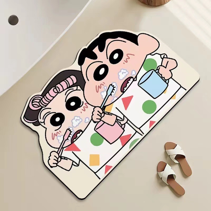 シャワールーム吸水マット速乾性ファッショナブルなホームギフト - Home Bathroom Mats のレビューと価格