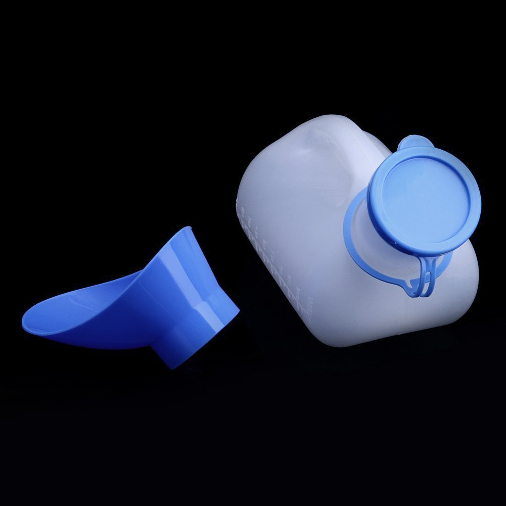 1Pc 女性男性ポータブルプラスチック携帯トイレ車旅行キャン - Home Bathroom With Urinal のレビューと価格