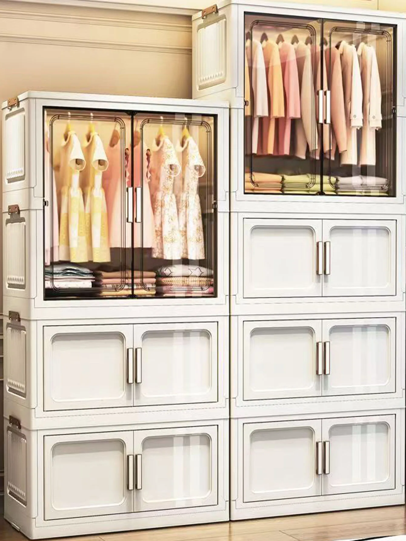 コンパクトな折りたたみ式収納キャビネット、引き出し付き、家庭 - Home Goods Bathroom Cabinets のレビューと価格