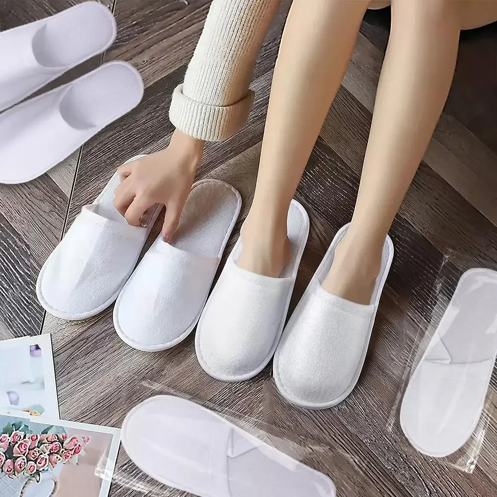 10/20 ペア使い捨てスリッパ閉じた状態の綿製スリッパ、バ - Home Bathroom Spa のレビューと価格