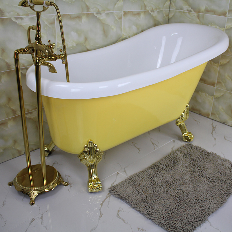 自立式浴槽、アクリルカラーの爪足付き、浸漬浴槽、ヨーロッパ風 - Home Bathroom Spa のレビューと価格