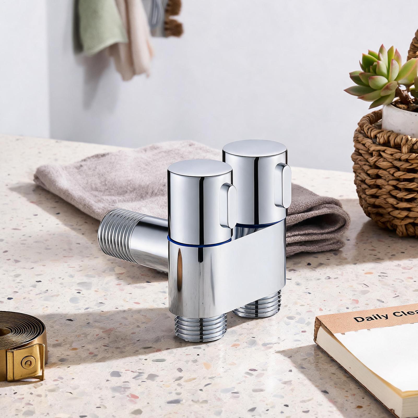 2 ウェイ水道バルブシャワー用多機能亜鉛合金出口 2 ウェイ - Home Depot Bathroom Vanities のレビューと価格