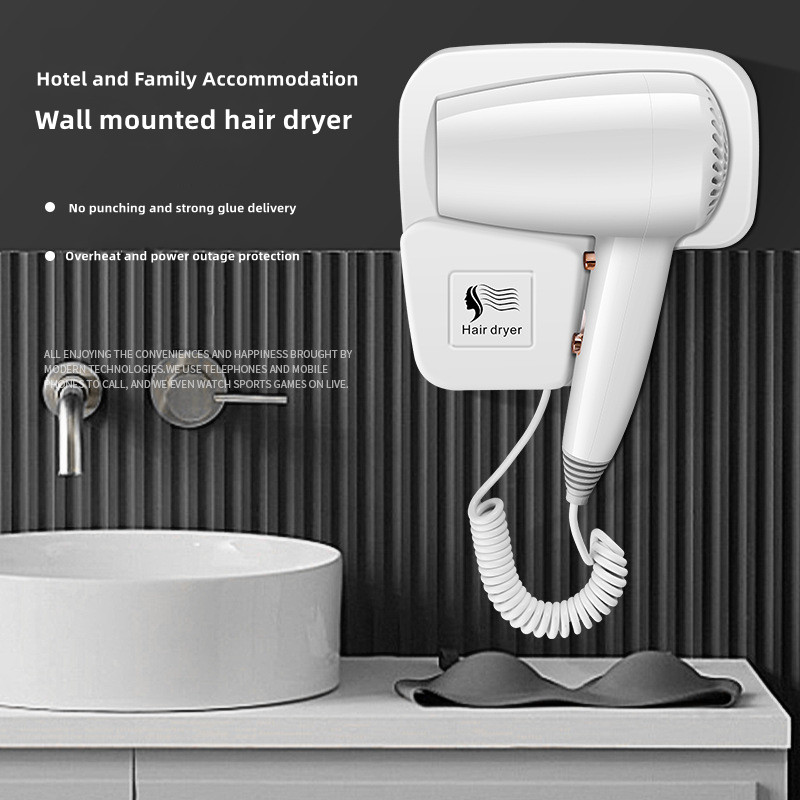 非穴あき壁掛けヘアドライヤー 1300 ワットハイパワー速乾 - Home Depot Bathroom Vanities のレビューと価格