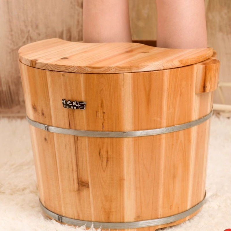 木製足浸し浴槽 スパ/家庭用の深い断熱浴槽 リフレクソロジー - Home Bathroom Spa のレビューと価格