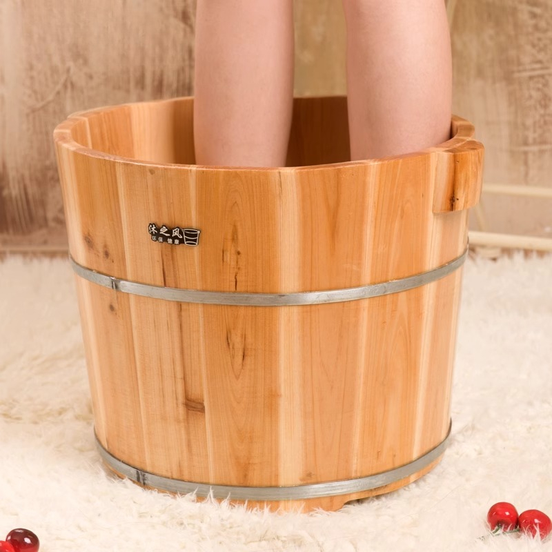 木製足浸し浴槽 スパ/家庭用の深い断熱浴槽 リフレクソロジー - Home Bathroom Spa のレビューと価格