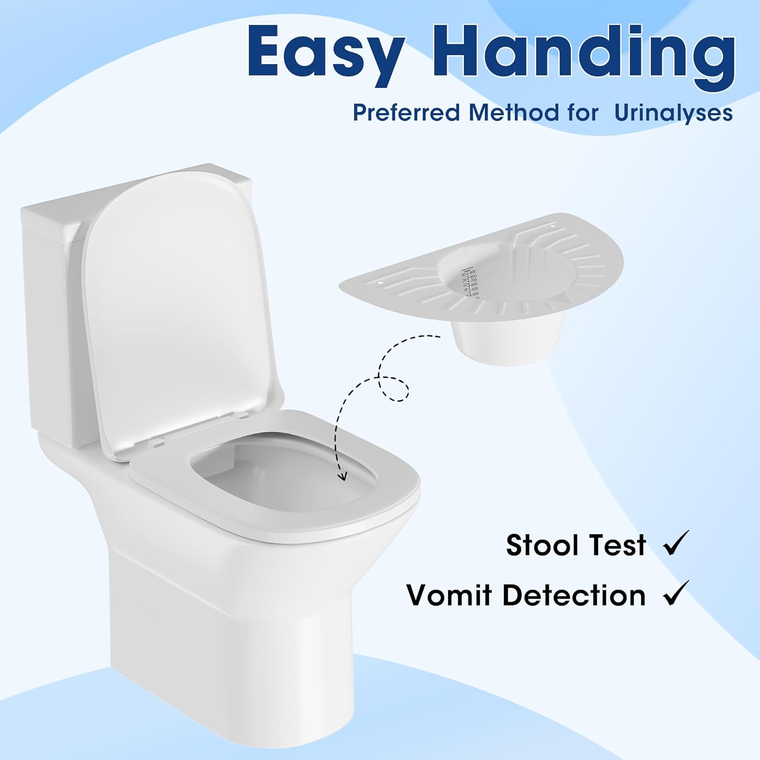 尿採取キャップ、トイレ便サンプル採取キットに適しています。  - Home Bathroom With Urinal のレビューと価格