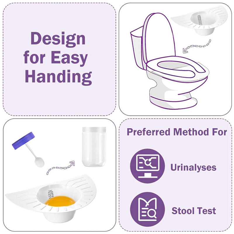 尿採取キャップ、トイレ便サンプル採取キットに適しています。  - Home Bathroom With Urinal のレビューと価格