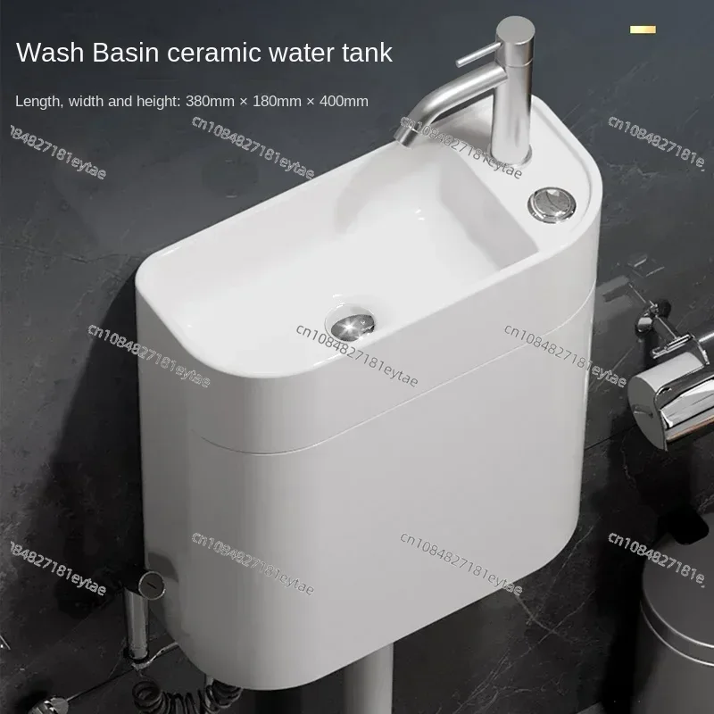 しゃがみ式トイレ セラミック水タンク 手洗いシンク付き 家庭 - Home Bathroom With Urinal のレビューと価格