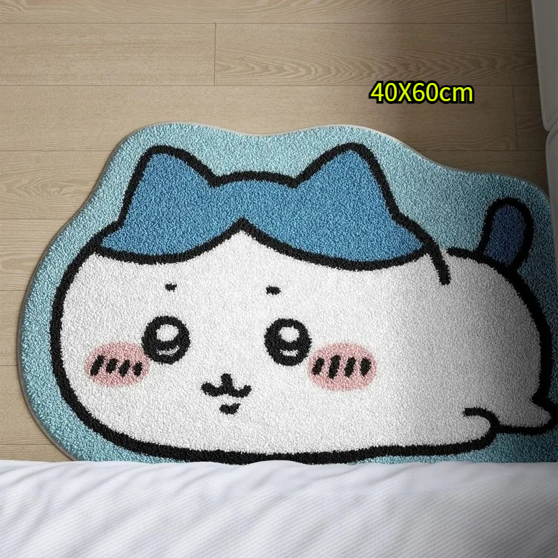 チイカワ漫画ラグ アニメハチワレウサギ ぬいぐるみフロアマッ - Home Bathroom Mats のレビューと価格